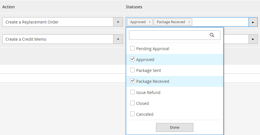 RMA for Magento 2. Elements Configurations RMA for Magento 2. Elements Configurations