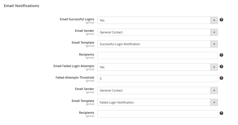 Email Notifications | Action Log for Magento 2