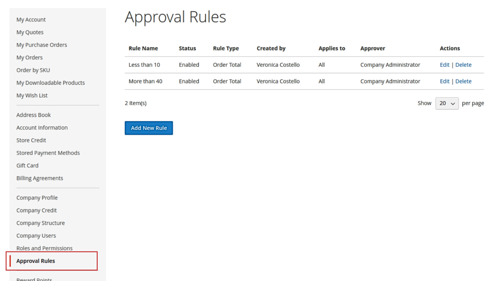 Approval Rules B2B Adobe Commerce | Smart One Step Checkout for Magento 2