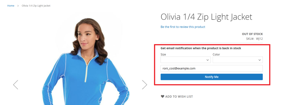 Simple Subscription Form  | Out Of Stock Notifications for Magento 2