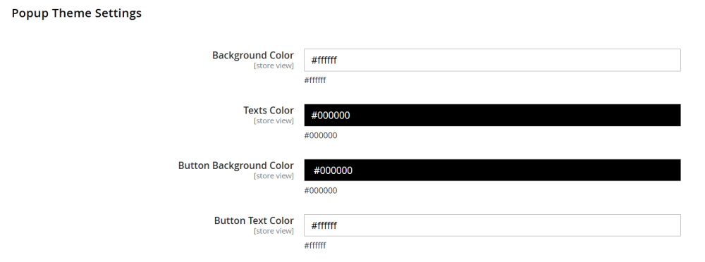 Popup Theme Settings | Out Of Stock Notifications for Magento 2