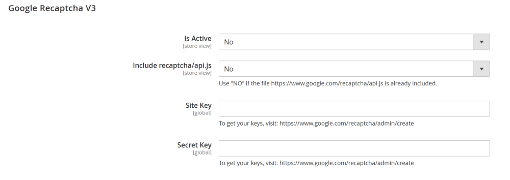 Google Recaptcha V3 | Out Of Stock Notifications for Magento 2