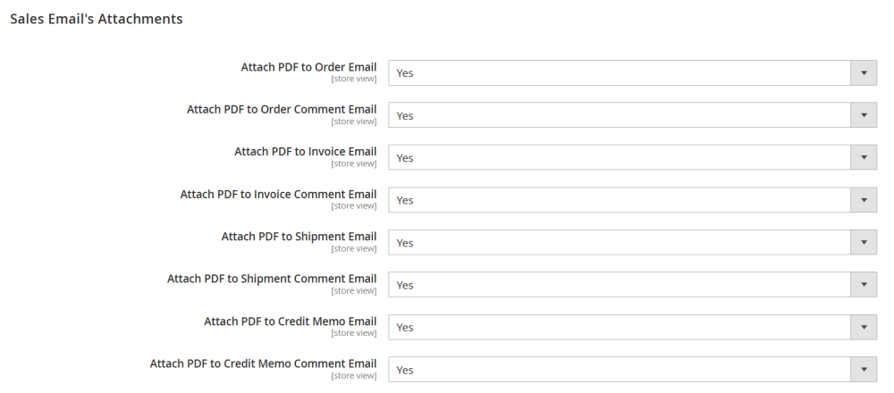 Sales Email's Attachments | Magento 2 PDF Invoice