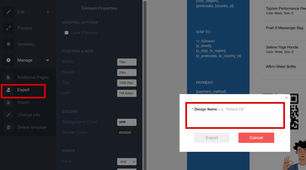 Export | Magento 2 PDF Invoice