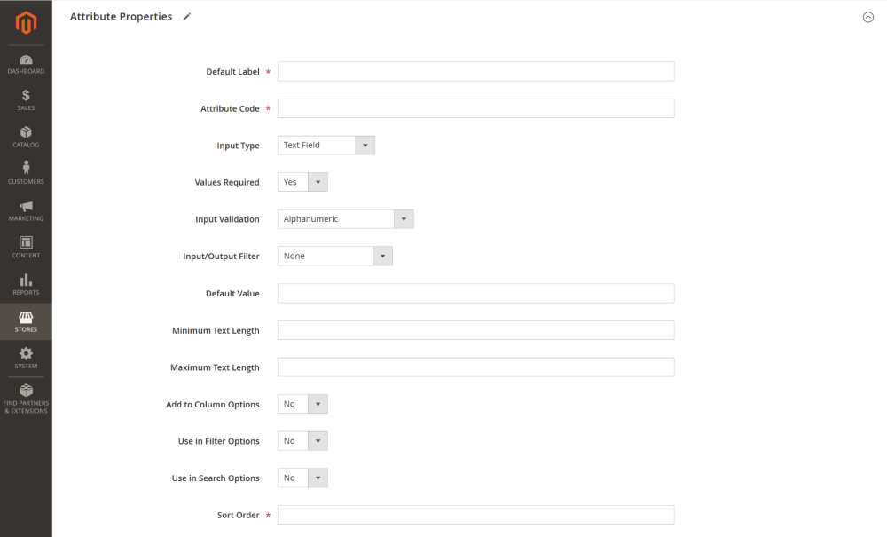 Attribute Properties | Purchase Order and Dropshipping