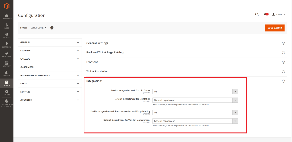 Prerequisites | Integration | Purchase Order and Dropshipping