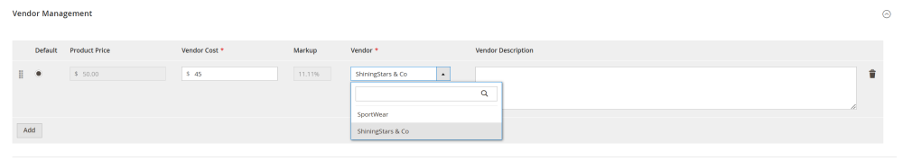 Assign a Vendor to a Product | Purchase Order and Dropshipping