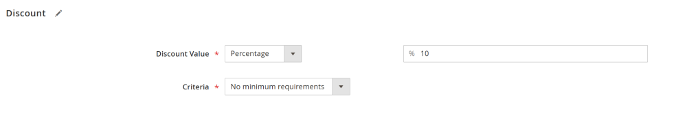 Amount Off Whole Order Discount Settings | Special Promotions for Magento 2
