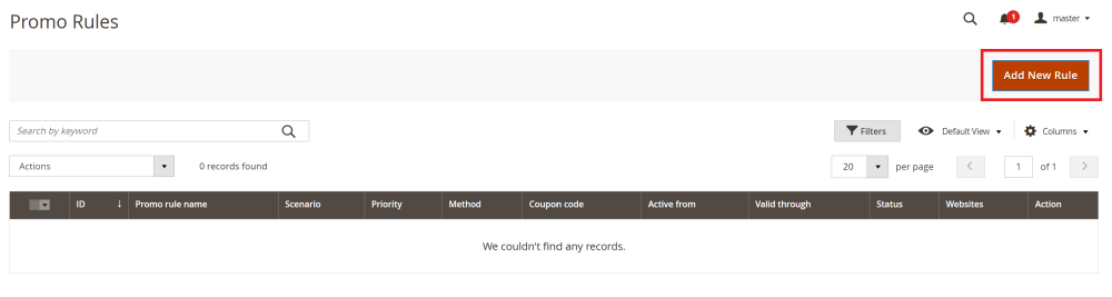 Add New Rule | Recent Sales Notification for Magento 2