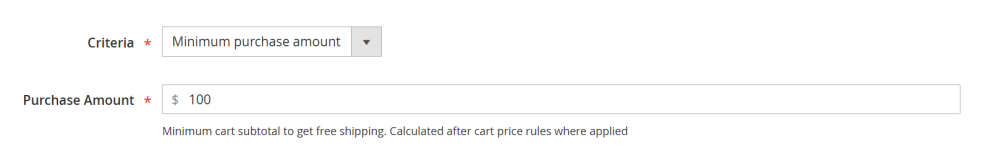 Minimum Purchase Amount | Free Shipping | Special Promotions for Magento 2