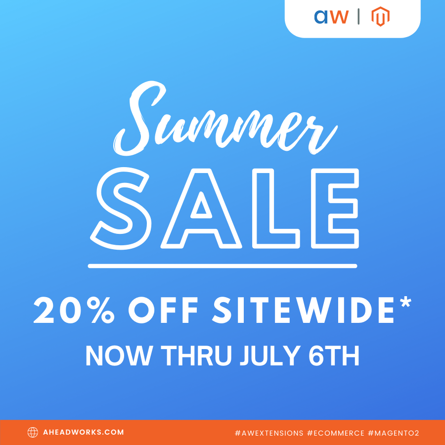 Magento 2 Extensions Summer Sale | Aheadworks