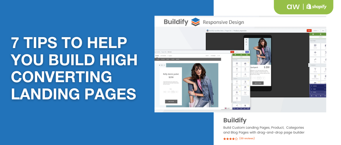 Landing pages with Buildify