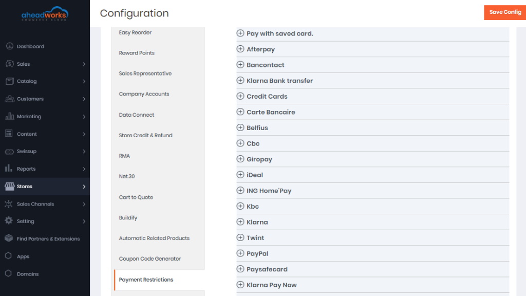 payment methods