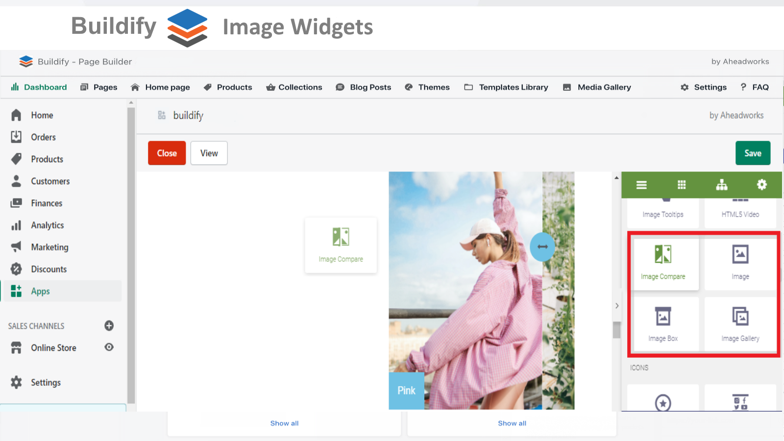 Image Widgets Buildify