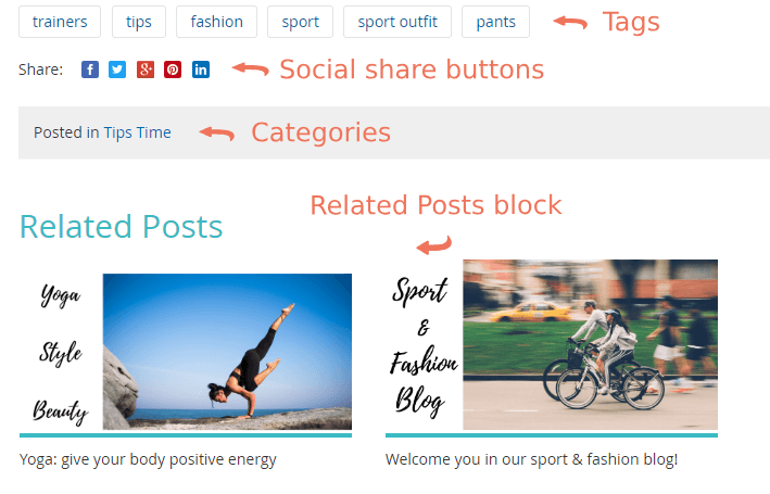 Commenting, sharing, relating | Blog for Magento 2