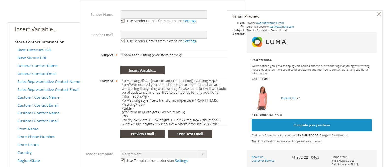 Follow Up Email for Magento 2. Elements Configurations Follow Up Email for Magento 2. Elements Configurations
