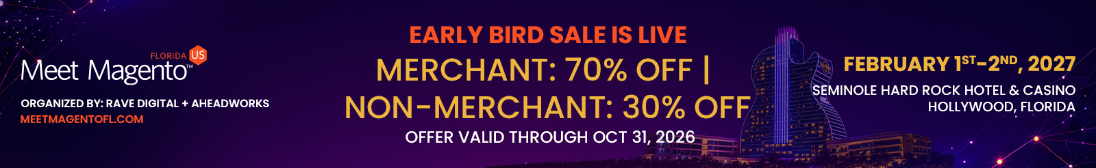 Meet Magento Florida 2027 - Flash Sale