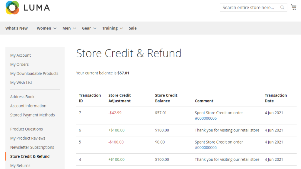 Store Credit and Refund for Magento 2