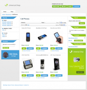 Universal Shop Magento Template