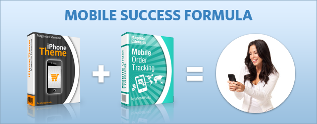 Mobile Order Tracking Magento extension
