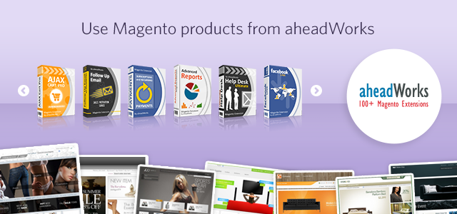 Use Magento products from aheadWorks