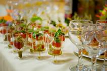 Drinks and Snacks are waiting for the guests