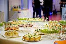 Drinks and Snacks are waiting for the guests