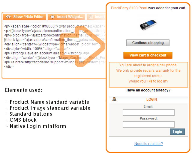 ACP: Login Form