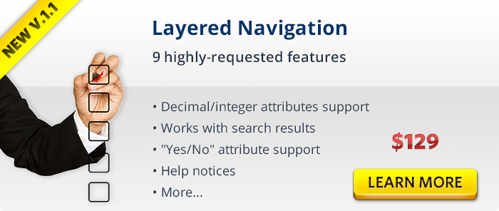 The Layered Navigation Magento Extension