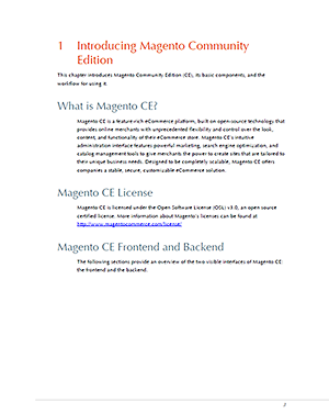 Magento Community Edition User Guide - Version 1.8