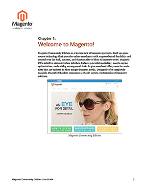 Magento Community Edition User Guide - Version 1.9
