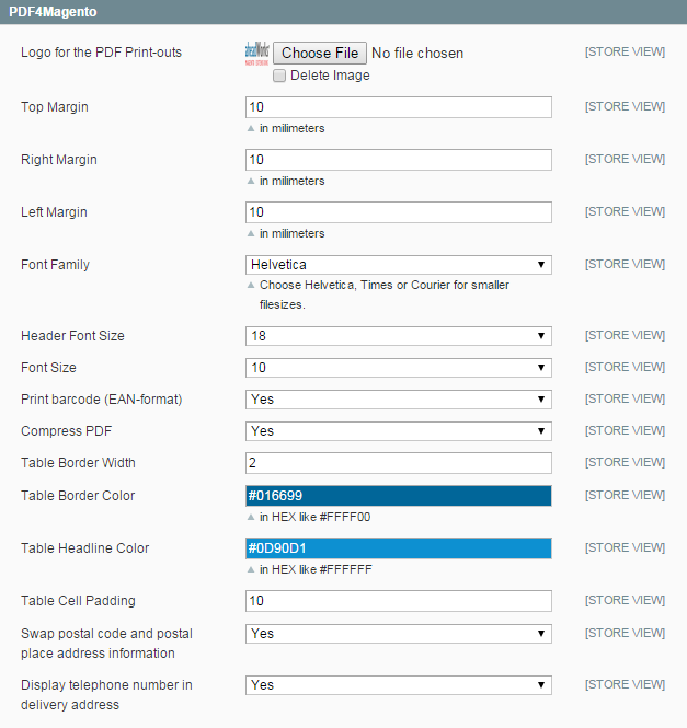 General Settings