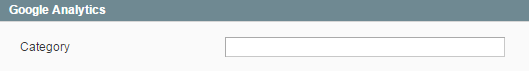 Google Analytics Category Parameter