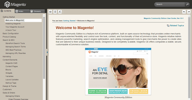 Magento HTML User Guides