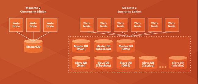 Magento 2 Separate Databases
