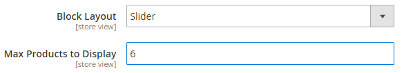 Maximum Number of Products to Display