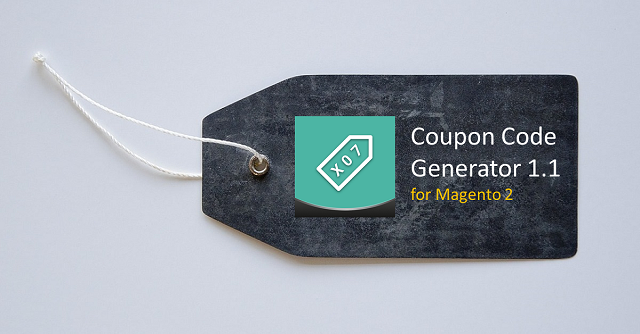 Magento 2 Extension Update: Coupon Code Generator 1.1