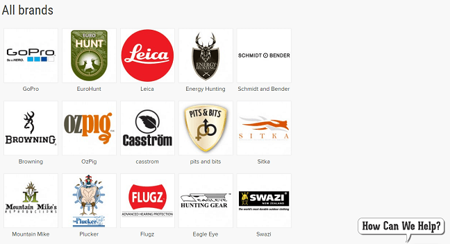 'All Brands' Page