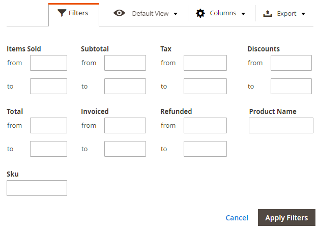 New Filtering Opportunities