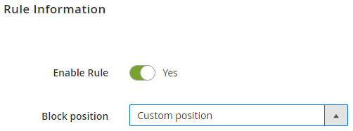 Custom Position Option