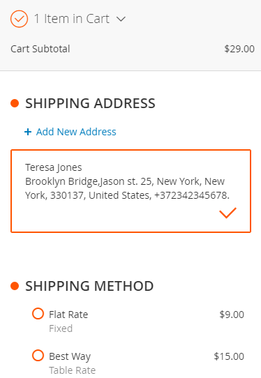 Address Auto-suggestion on the Checkout Page