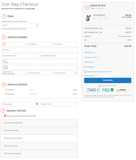 Optimize The Magento Store Checkout Process