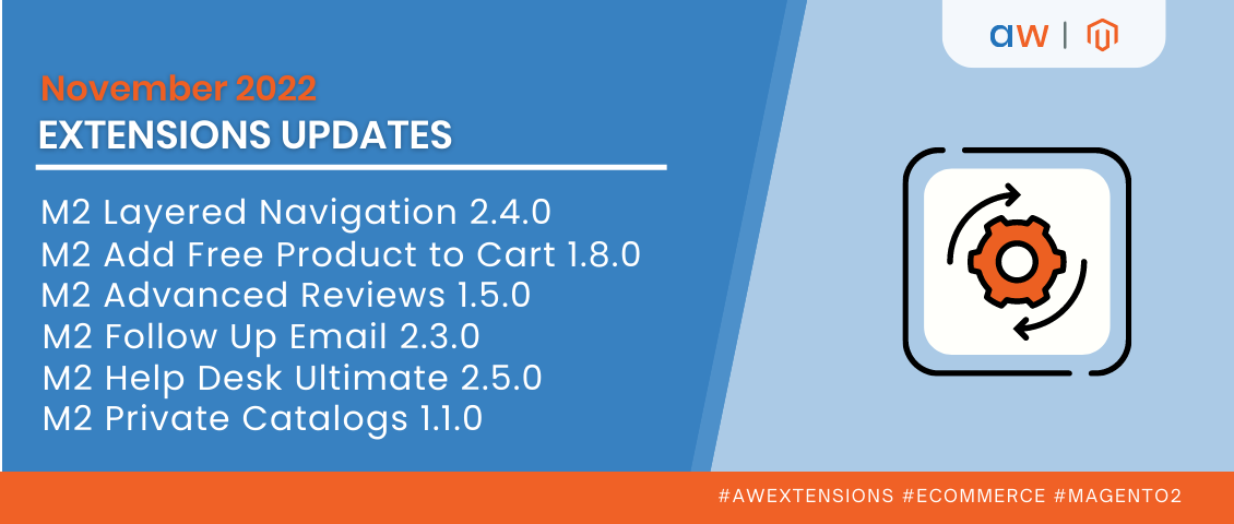 Aheadworks Extensions: November Updates 2022