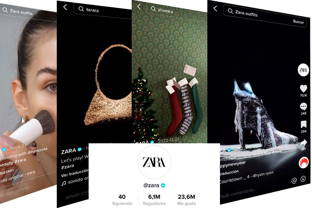 zara tiktok channel | eCommerce trends 2023