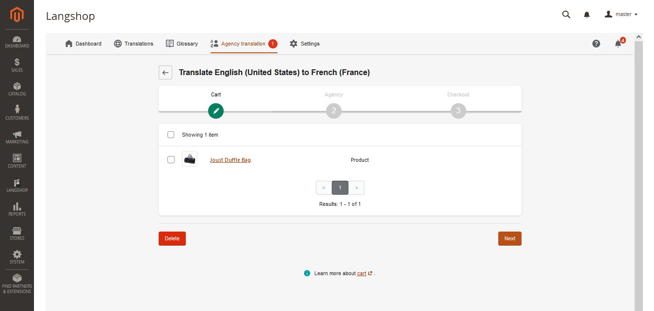 agency translation performed by native speakers