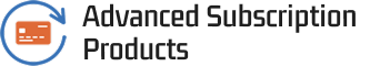 Advanced subscription products logo.