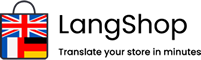 Langshop logo.