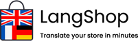 Langshop logo.